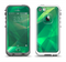 The Shiny Vector Green Crystals Apple iPhone 5-5s LifeProof Fre Case Skin Set
