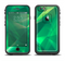 The Shiny Vector Green Crystals Apple iPhone 6/6s Plus LifeProof Fre Case Skin Set