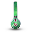 The Shiny Vector Green Crystals Skin for the Beats by Dre Mixr Headphones