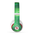 The Shiny Vector Green Crystals Skin for the Beats by Dre Studio (2013+ Version) Headphones