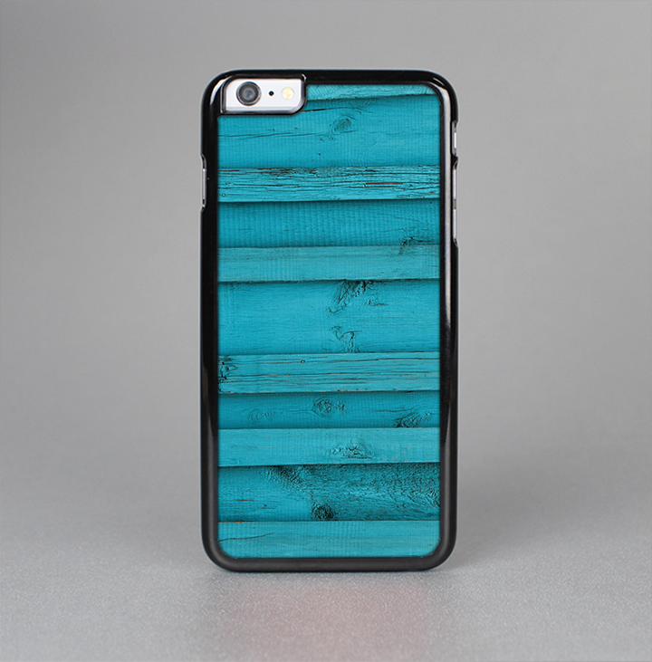 The Signature Blue Wood Planks Skin-Sert for the Apple iPhone 6 Plus Skin-Sert Case