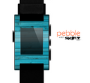 The Signature Blue Wood Planks Skin for the Pebble SmartWatch