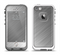 The Silver Brushed Aluminum Surface Apple iPhone 5-5s LifeProof Fre Case Skin Set