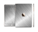 The Silver Brushed Aluminum Surface Full Body Skin Set for the Apple iPad Mini 3