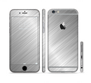 The Silver Brushed Aluminum Surface Sectioned Skin Series for the Apple iPhone 6s Plus