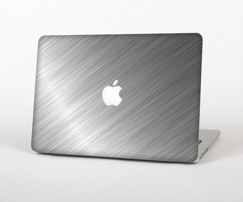 The Silver Brushed Aluminum Surface Skin Set for the Apple MacBook Pro 15" with Retina Display