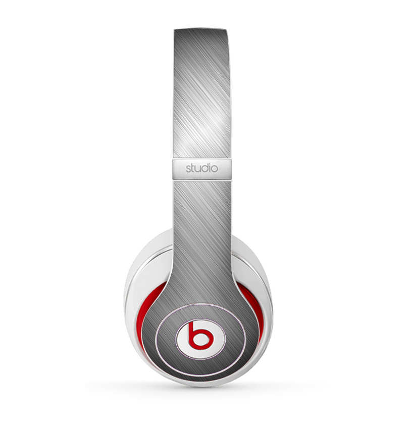 The Silver Brushed Aluminum Surface Skin for the Beats by Dre Studio (2013+ Version) Headphones