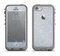 The Silver Sparkly Glitter Ultra Metallic Apple iPhone 5c LifeProof Fre Case Skin Set
