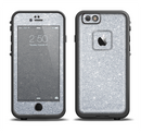 The Silver Sparkly Glitter Ultra Metallic Apple iPhone 6/6s Plus LifeProof Fre Case Skin Set