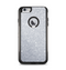 The Silver Sparkly Glitter Ultra Metallic Apple iPhone 6 Plus Otterbox Commuter Case Skin Set