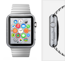 The Silver Sparkly Glitter Ultra Metallic Full-Body Skin Kit for the Apple Watch