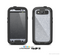 The Silver Sparkly Glitter Ultra Metallic Skin For The Samsung Galaxy S3 LifeProof Case