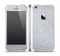 The Silver Sparkly Glitter Ultra Metallic Skin Set for the Apple iPhone 5s