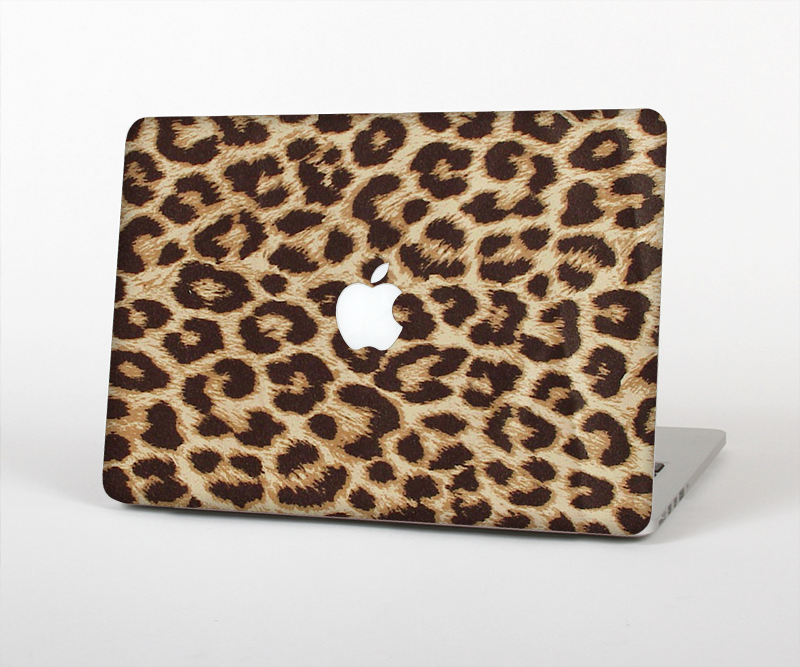 The Simple Vector Cheetah Print Skin Set for the Apple MacBook Pro 15" with Retina Display