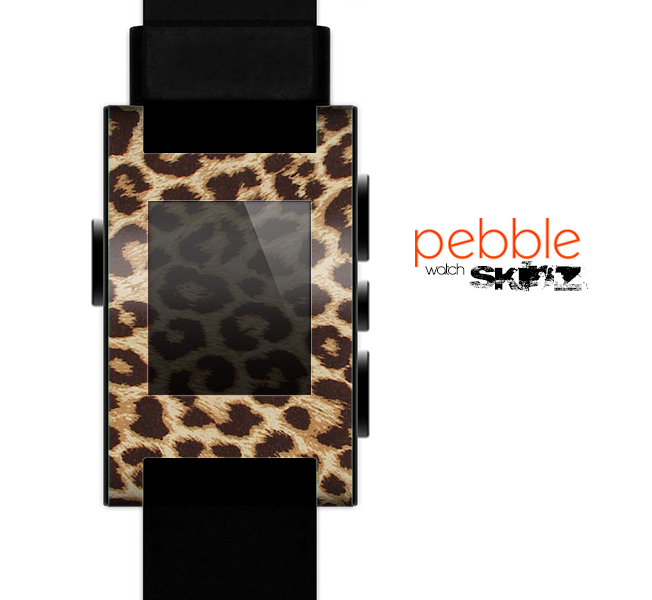 The Simple Vector Cheetah Print Skin for the Pebble SmartWatch