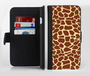 The Simple Vector Giraffe Print Ink-Fuzed Leather Folding Wallet Credit-Card Case for the Apple iPhone 6/6s, 6/6s Plus, 5/5s and 5c