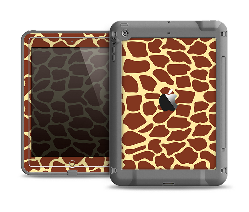 The Simple Vector Giraffe Print Apple iPad Air LifeProof Fre Case Skin Set