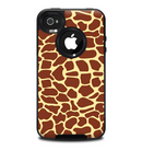 The Simple Vector Giraffe Print Skin for the iPhone 4-4s OtterBox Commuter Case