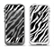 The Simple Vector Zebra Animal Print Apple iPhone 5-5s LifeProof Fre Case Skin Set