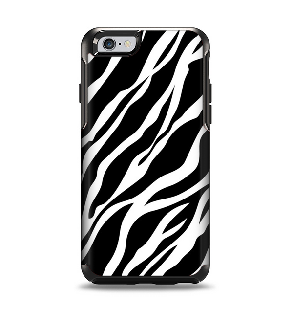 The Simple Vector Zebra Animal Print Apple iPhone 6 Otterbox Symmetry Case Skin Set