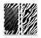 The Simple Vector Zebra Animal Print Skin Set for the Apple iPhone 5