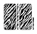 The Simple Vector Zebra Animal Print Sectioned Skin Series for the Apple iPhone 6s Plus