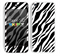 The Simple Vector Zebra Animal Print Skin for the Apple iPhone 5c