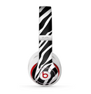 The Simple Vector Zebra Animal Print Skin for the Beats by Dre Studio (2013+ Version) Headphones