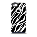 The Simple Vector Zebra Animal Print Skin for the iPhone 5c OtterBox Commuter Case