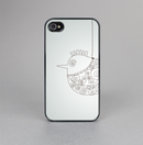 The Simple Vintage Bird on a String Skin-Sert for the Apple iPhone 4-4s Skin-Sert Case