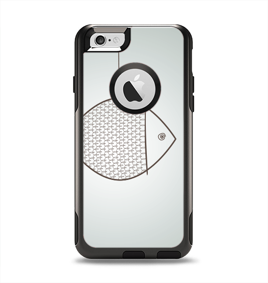 The Simple Vintage Fish on String Apple iPhone 6 Otterbox Commuter Case Skin Set