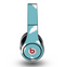 The Simple White Feathered Blue Skin for the Original Beats by Dre Studio Headphones