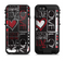 The Sketch Love Heart Collage Apple iPhone 6/6s LifeProof Fre POWER Case Skin Set