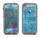 The Sketched Blue Word Surface Apple iPhone 5c LifeProof Fre Case Skin Set