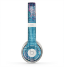 The Sketched Blue Word Surface Skin for the Beats by Dre Solo 2 Headphones