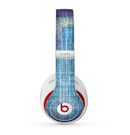 The Sketched Blue Word Surface Skin for the Beats by Dre Studio (2013+ Version) Headphones