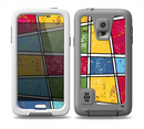 The Sketched Colorful Uneven Panels Skin Samsung Galaxy S5 frē LifeProof Case