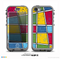 The Sketched Colorful Uneven Panels Skin for the iPhone 5c nüüd LifeProof Case
