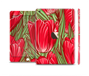 The Sketched Pink & Green Tulips Full Body Skin Set for the Apple iPad Mini 3