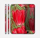 The Sketched Pink & Green Tulips Skin for the Apple iPhone 6 Plus