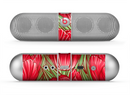 The Sketched Pink & Green Tulips Skin for the Beats by Dre Pill Bluetooth Speaker