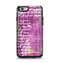 The Sketched Pink Word Surface Apple iPhone 6 Otterbox Symmetry Case Skin Set