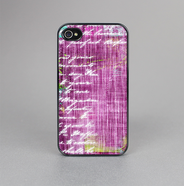 The Sketched Pink Word Surface Skin-Sert for the Apple iPhone 4-4s Skin-Sert Case