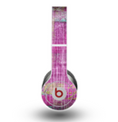 The Sketched Pink Word Surface Skin for the Beats by Dre Original Solo-Solo HD Headphones