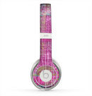 The Sketched Pink Word Surface Skin for the Beats by Dre Solo 2 Headphones