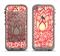 The Sketched Red and Yellow Flowers Apple iPhone 5c LifeProof Fre Case Skin Set