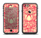 The Sketched Red and Yellow Flowers Apple iPhone 6 LifeProof Fre Case Skin Set