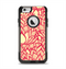 The Sketched Red and Yellow Flowers Apple iPhone 6 Otterbox Commuter Case Skin Set