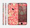 The Sketched Red and Yellow Flowers Skin for the Apple iPhone 6