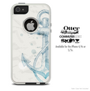 The Sketched Vintage Blue Anchor Skin For The iPhone 4-4s or 5-5s Otterbox Commuter Case